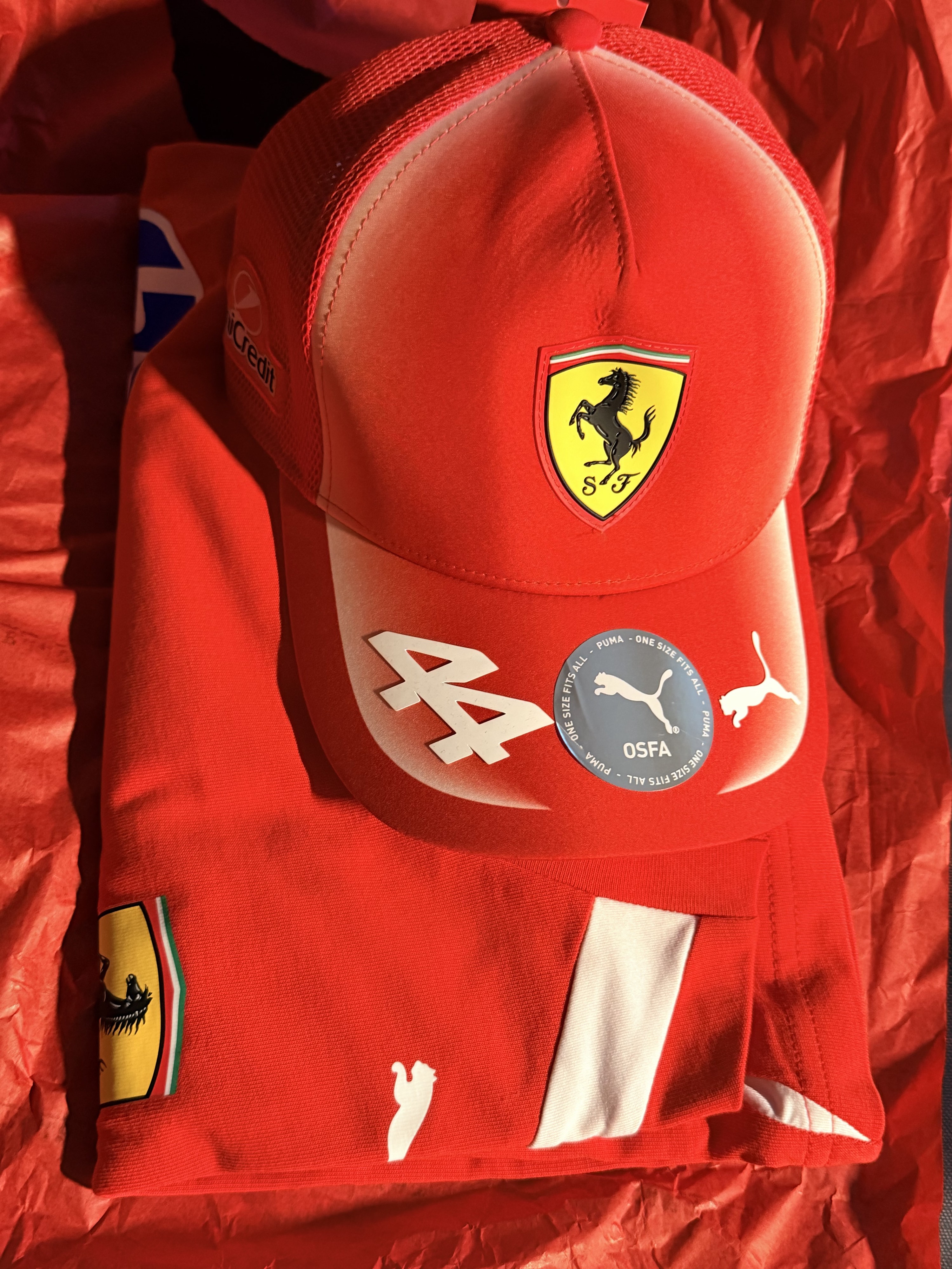Brand new Lewis Hamilton Ferrari gear